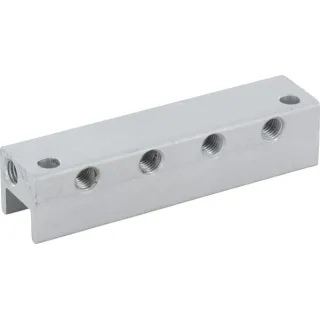 Manifold block 4-way 5/16 UNF  3700MFD04X AGRALV