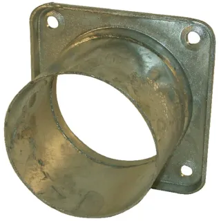 Pipe 4+ flange galvanized  4305000Z AGRALV