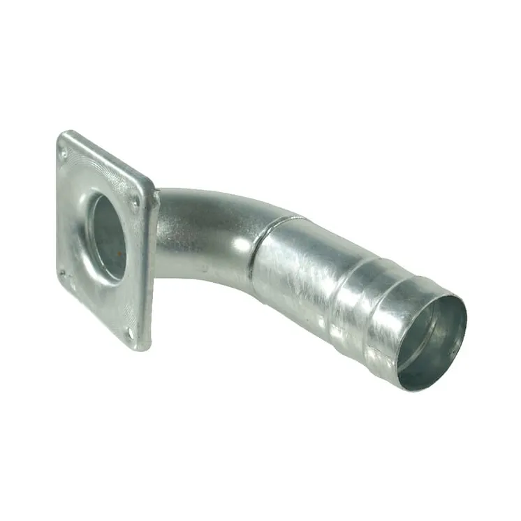 Elbow 90Â°+flange +hose end 4  4304090Z AGRALV