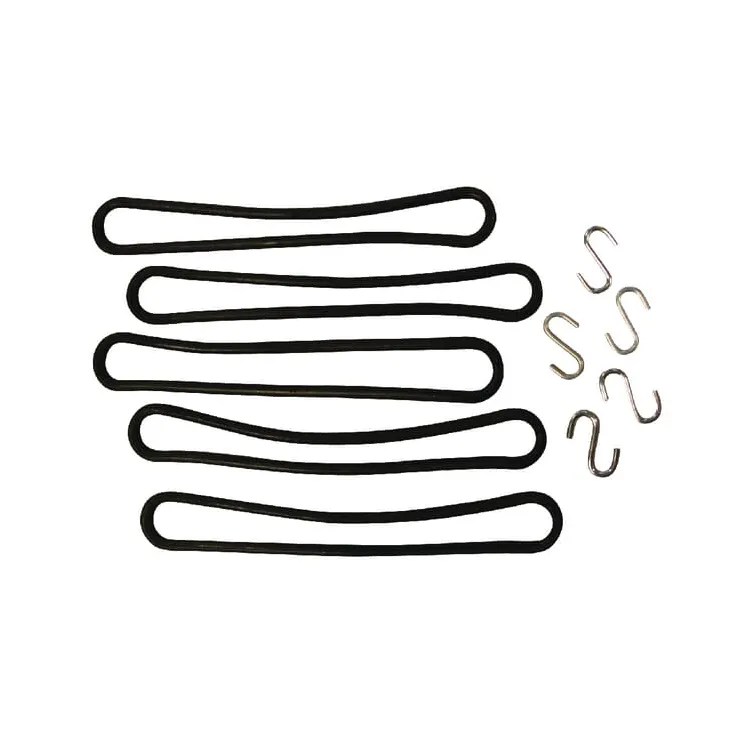 Rubber loop 240mm 5x with S hook  4546300 AGRALV