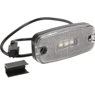 Marker light LED, rectangular, white, bolt on  6SU11034WL50 AGRALV