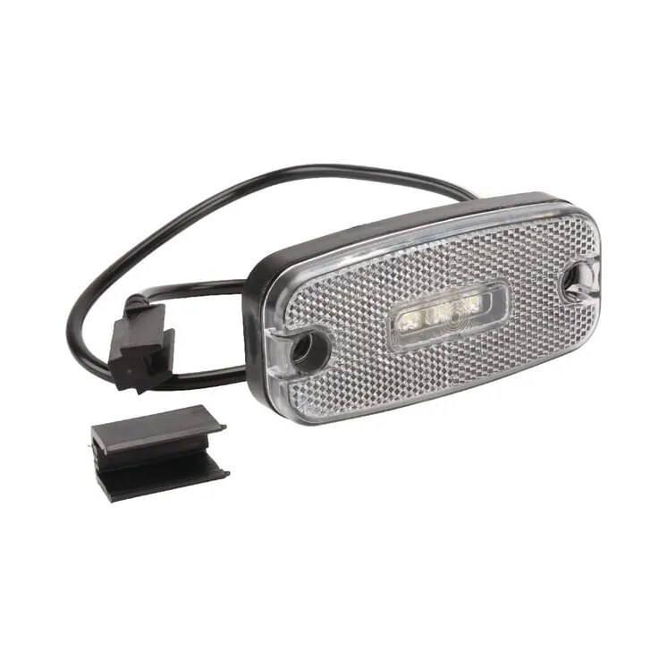 Marker light LED, rectangular, white, bolt on  6SU11034WL50 AGRALV