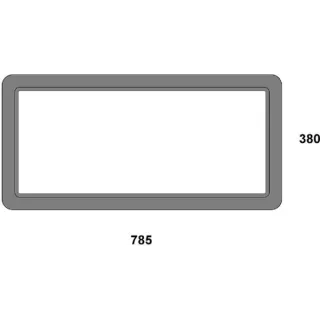 Rear window  931812011660N AGRALV