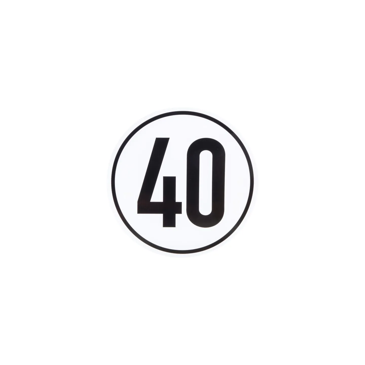 Uzlīmes transportlīdzekļa ātruma ierobežojums: 40km/h 200mm BF40 AGRALV