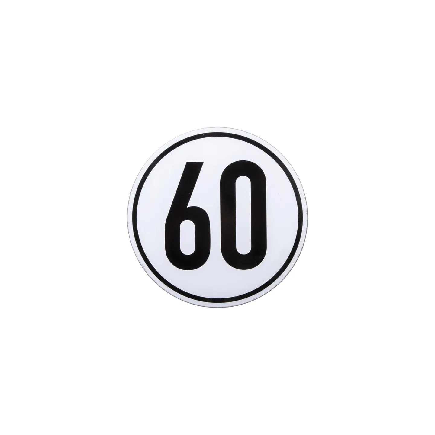 Vehicle speed sign metal  BL60 AGRALV