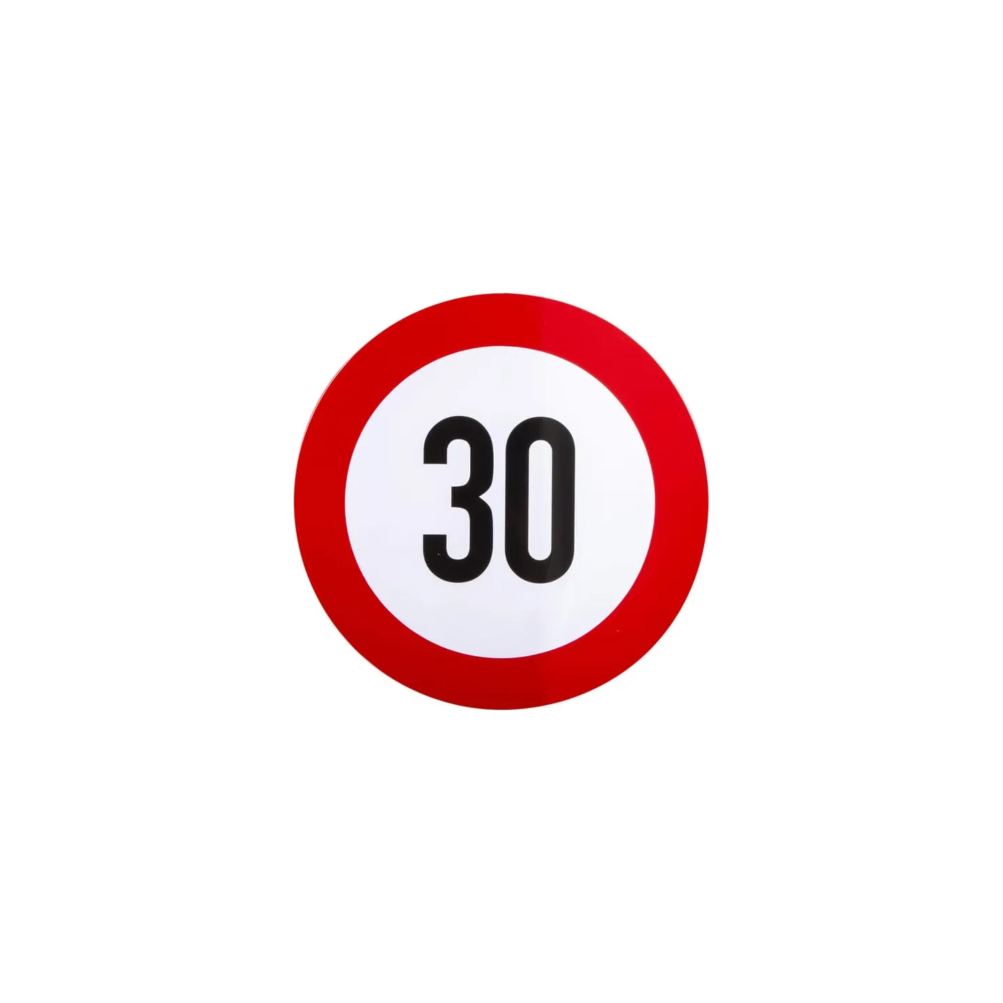 Uzlīmes aizlieguma zīmes ātruma ierobežojums: 30km/h BF30S AGRALV