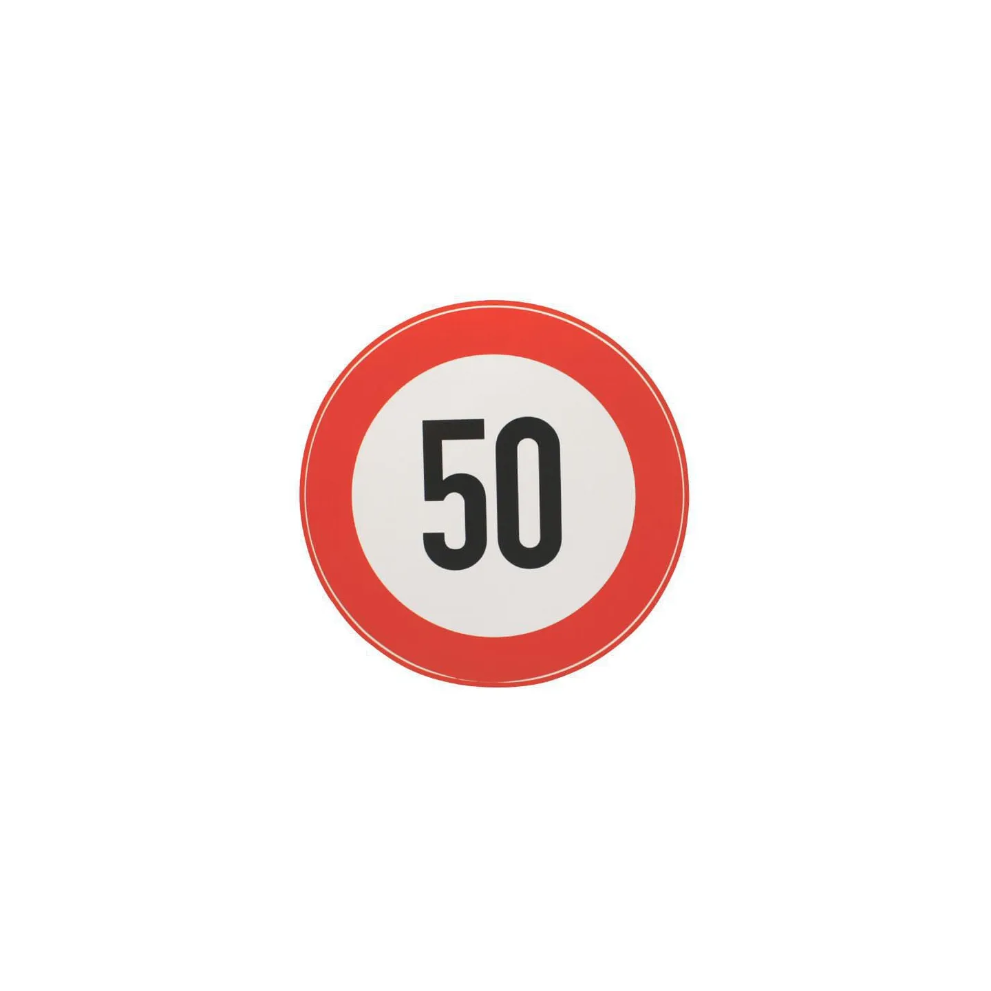 Uzlīmes aizlieguma zīmes ātruma ierobežojums: 50km/h BF50S AGRALV