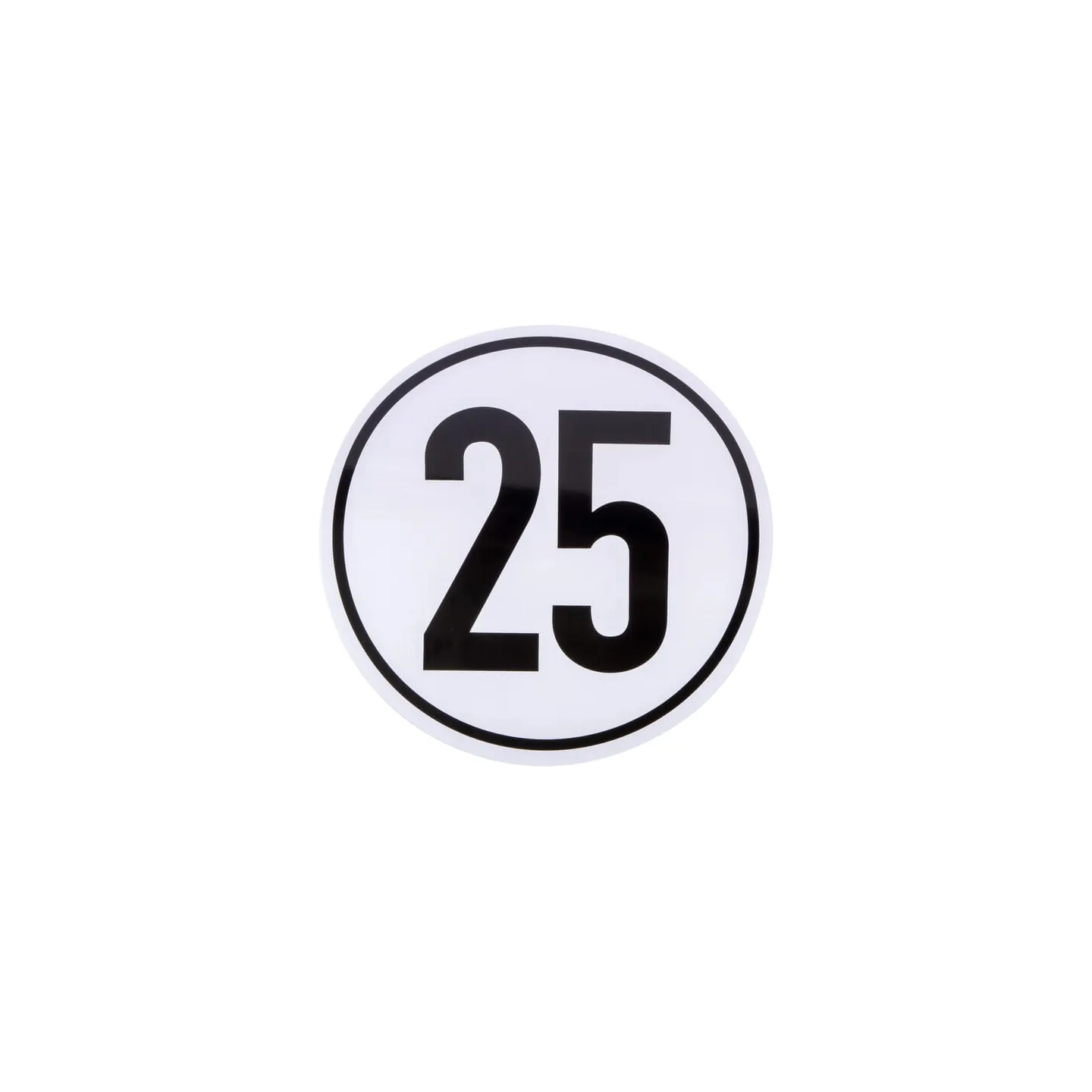 Uzlīmes transportlīdzekļa ātruma ierobežojums: 25km/h 200mm BF25 AGRALV