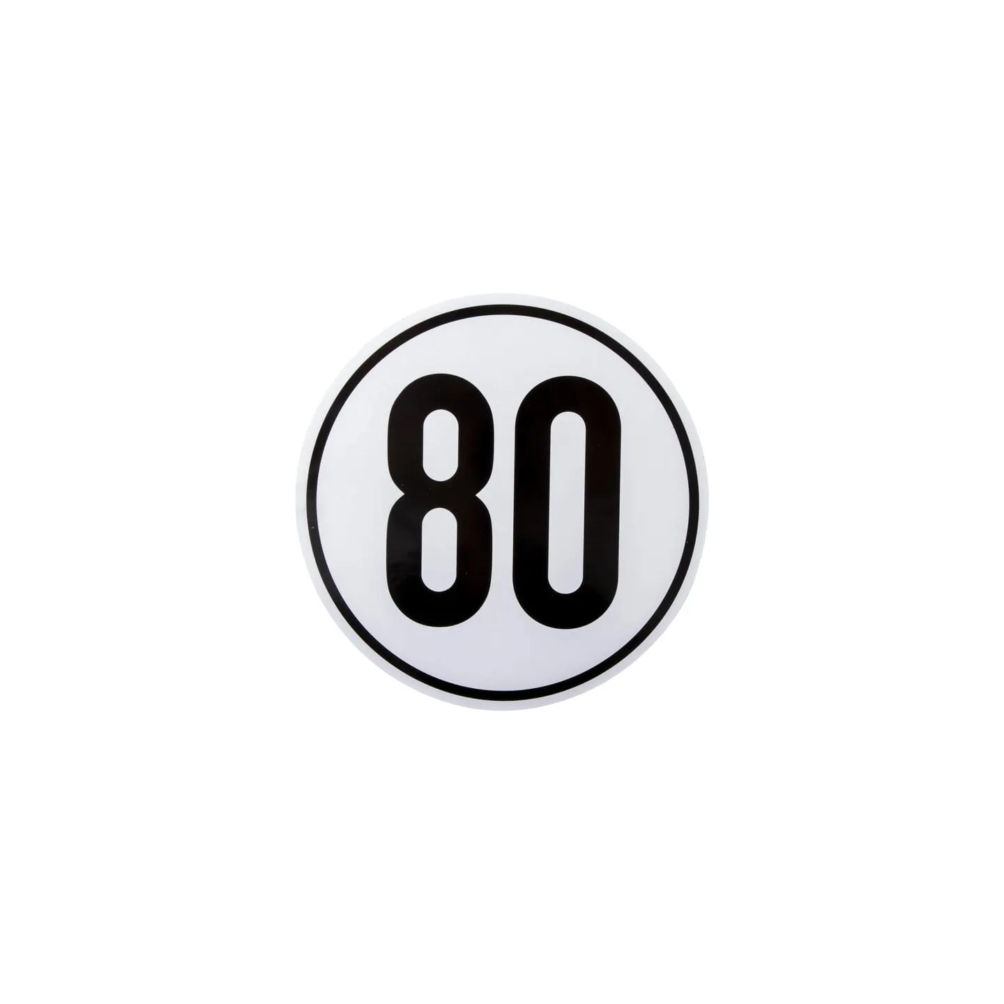 Uzlīmes transportlīdzekļa ātruma ierobežojums: 80km/h 200mm BF80 AGRALV