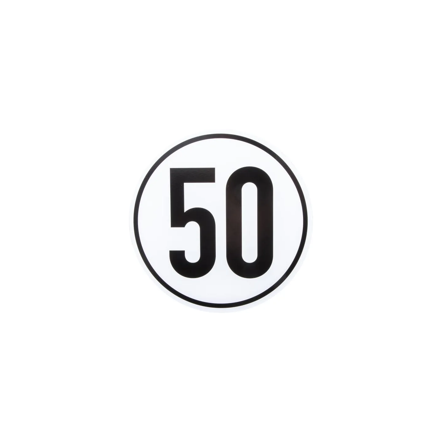 Vehicle speed sign metal  BL50 AGRALV