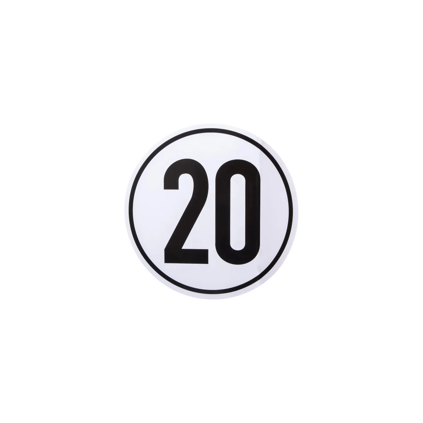 Sticker vehicle speed limit: 20km/h 200mm  BF20 AGRALV