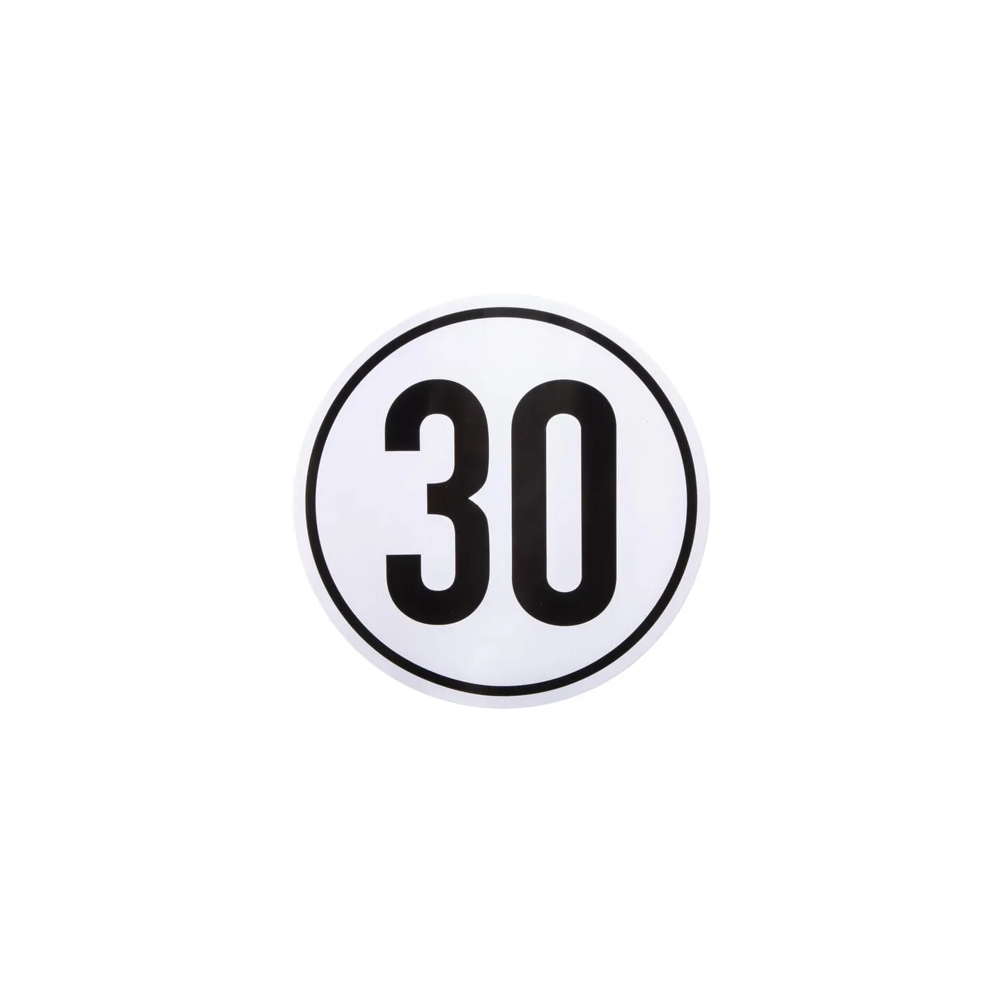 Sticker vehicle speed limit: 30km/h 200mm  BF30 AGRALV
