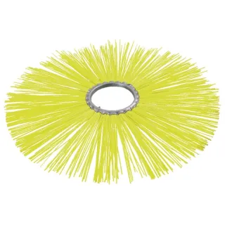 Rotary brush poly 300/110 yellow  BR300110P AGRALV