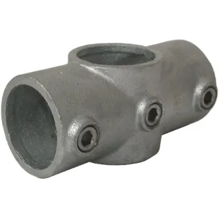 Pipe connecting piece, 119-C 2W 90Â° 42.4mm  C22G32 AGRALV