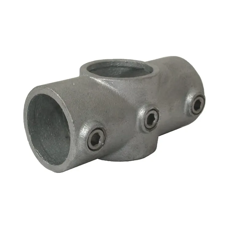Pipe connecting piece, 119-C 2W 90Â° 42.4mm  C22G32 AGRALV