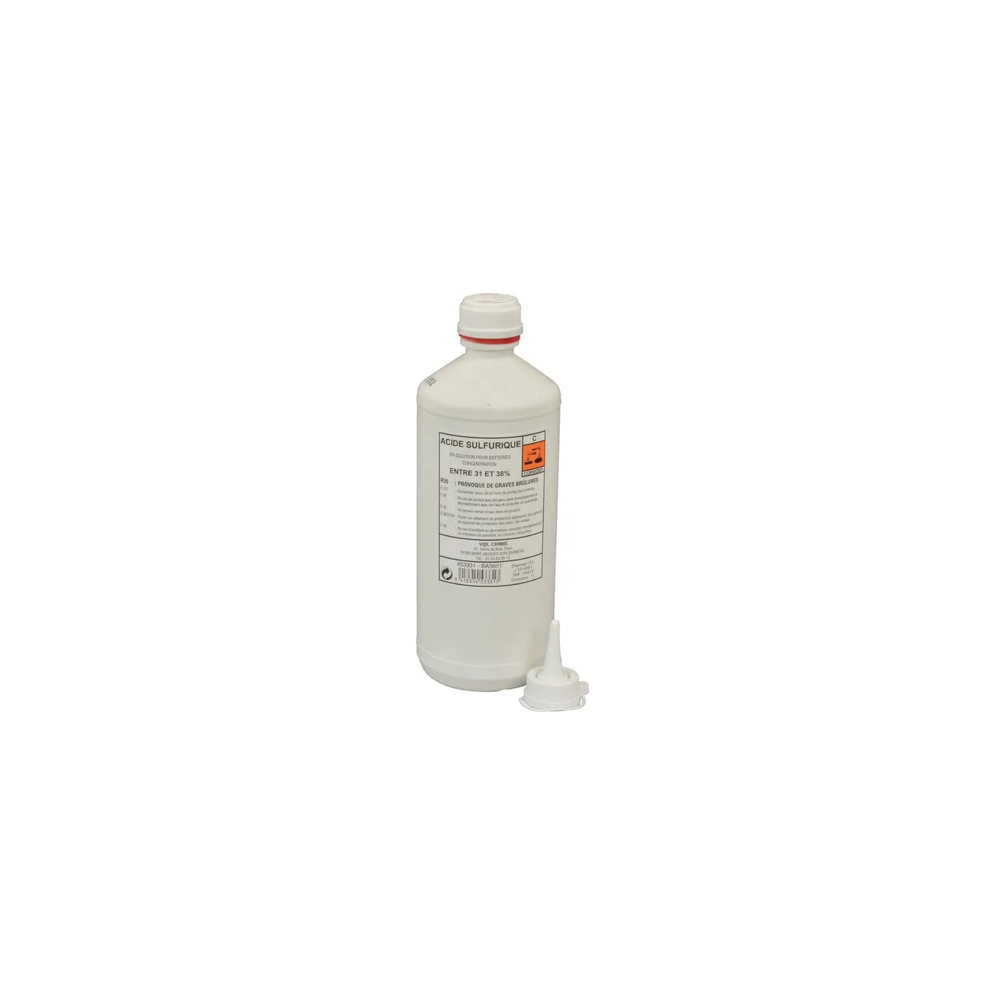 Akumulatora skābe 1 L BA3601 AGRALV 7252064