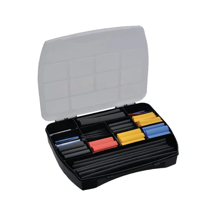 Assortment box Heat shrink tubing 124pcs  DP0053 AGRALV VLC2180 VLC2181 VLC2182 VLC2183 VLC2184