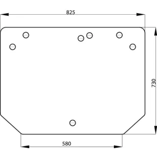 Rear window  ER200669N AGRALV