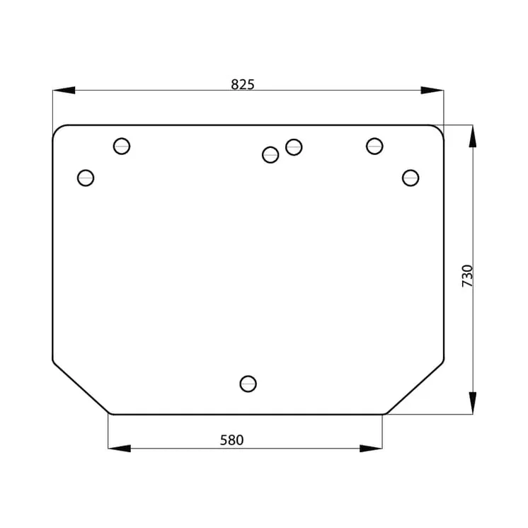 Rear window  ER200669N AGRALV