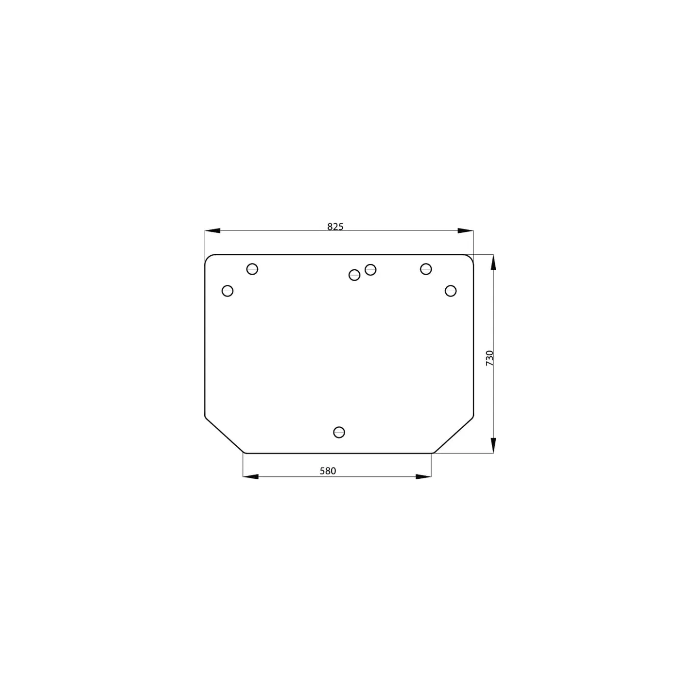 Rear window  ER200669N AGRALV