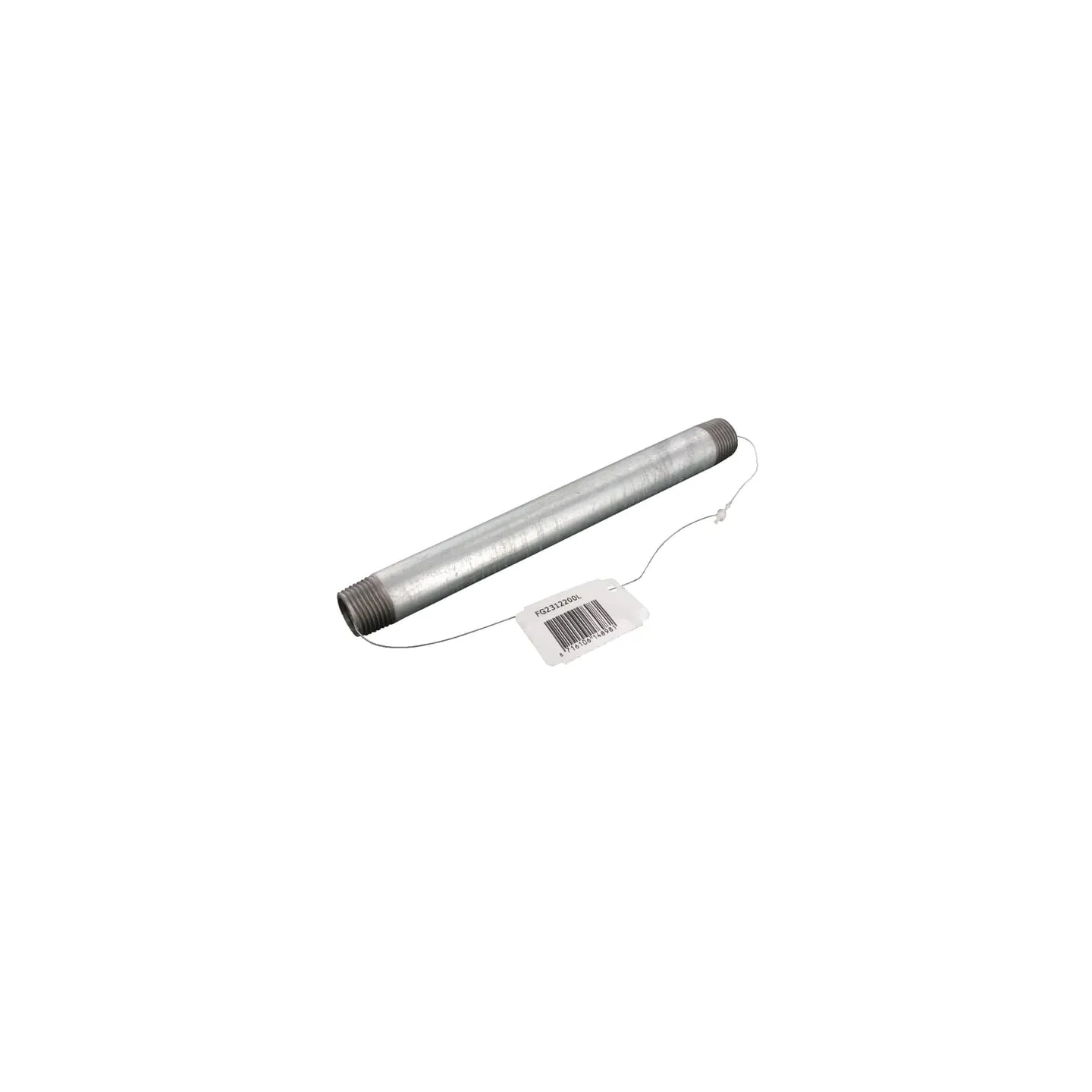 Pipe nipple galv. 1/2x200mm  FG2312200L AGRALV
