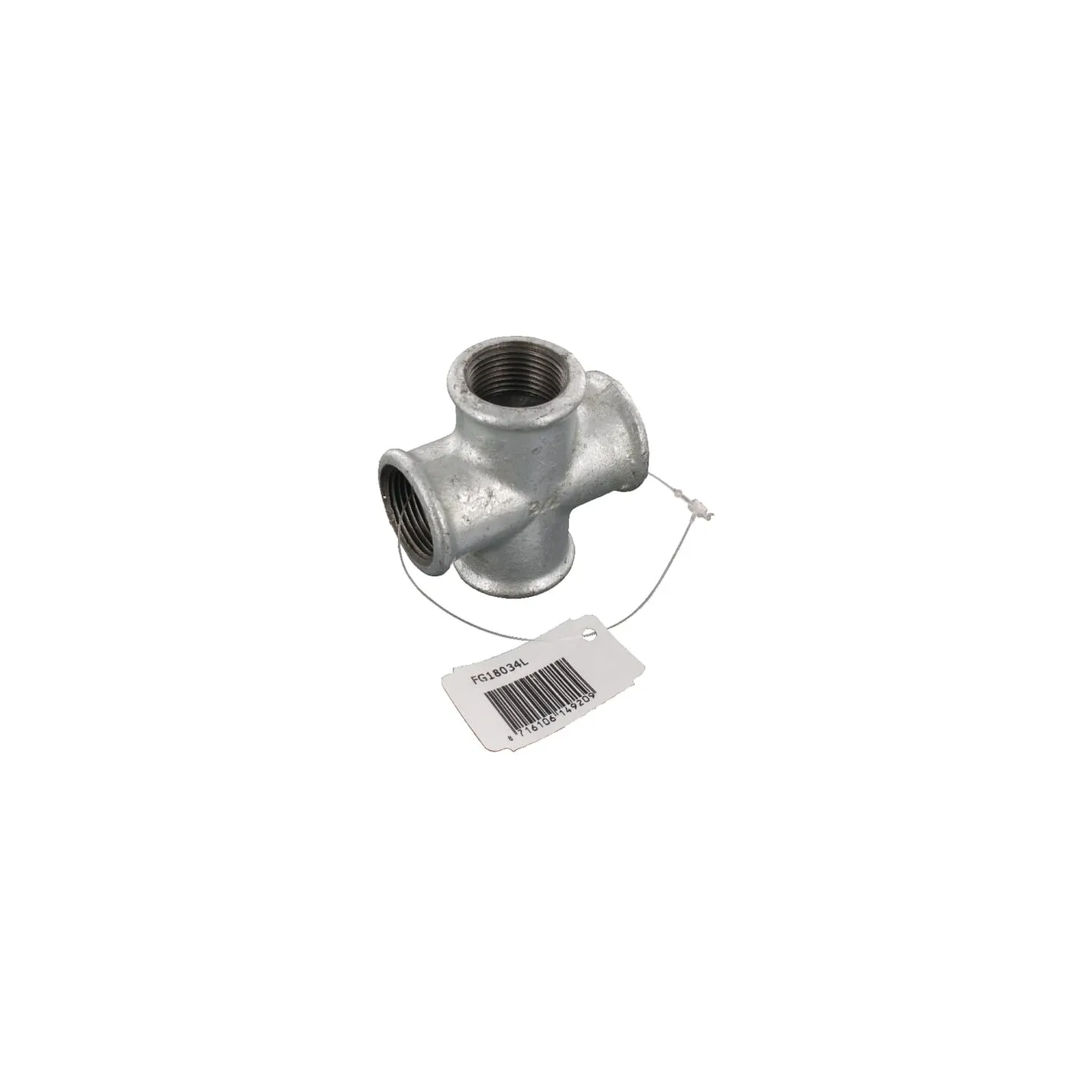 Coupler 4-way galv. 4xF 3/4  FG18034 AGRALV