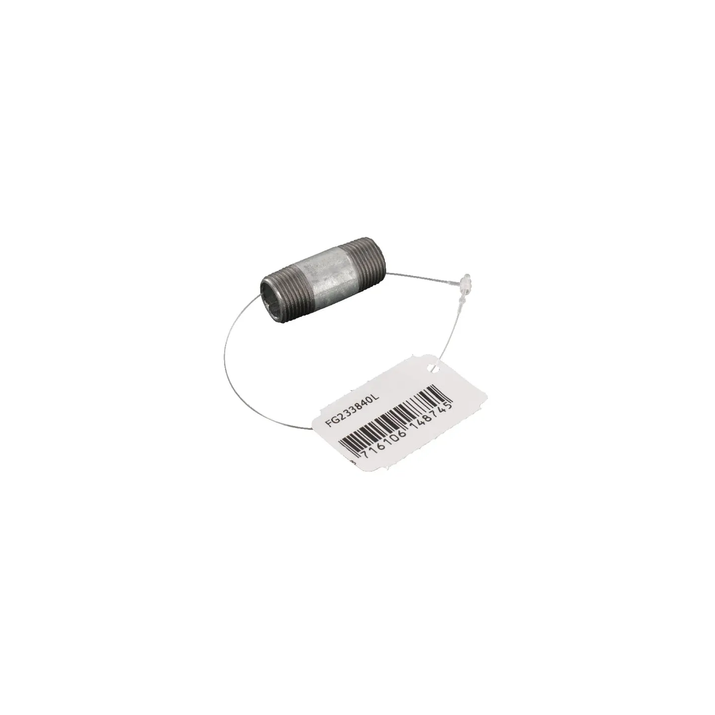 Caurules nipelis galv. 3/8x40mm FG233840L AGRALV