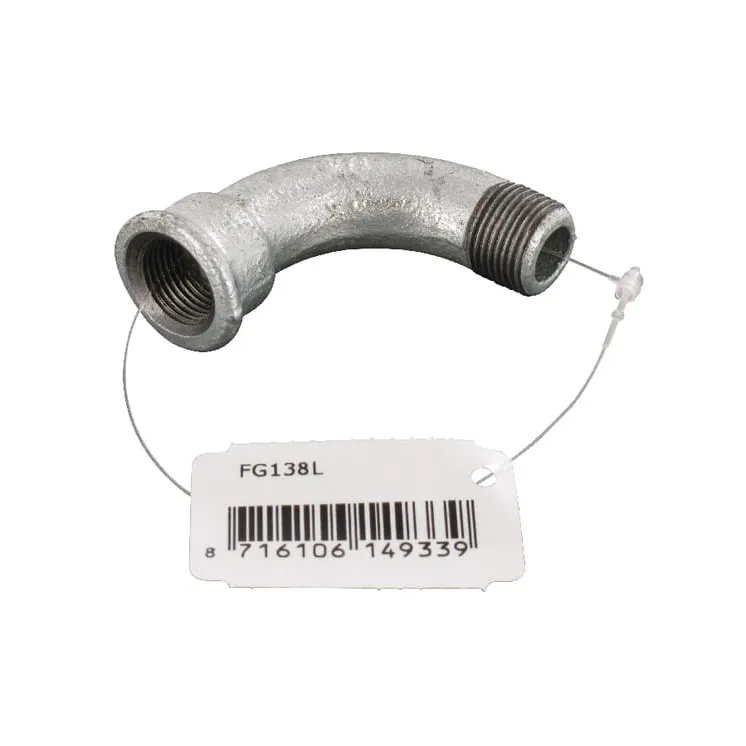 Bend 90Â° female/male zn. 3/8  FG138L AGRALV