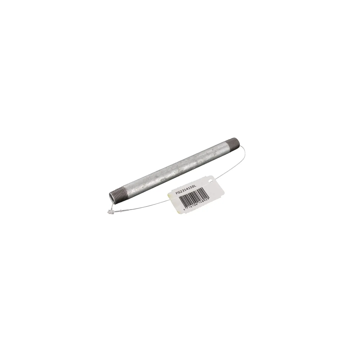 Pipe nipple galv. 1/4x150mm  FG2314150L AGRALV