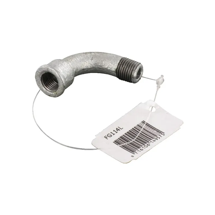 Bend 90Â° female/male zn. 1/4  FG114L AGRALV