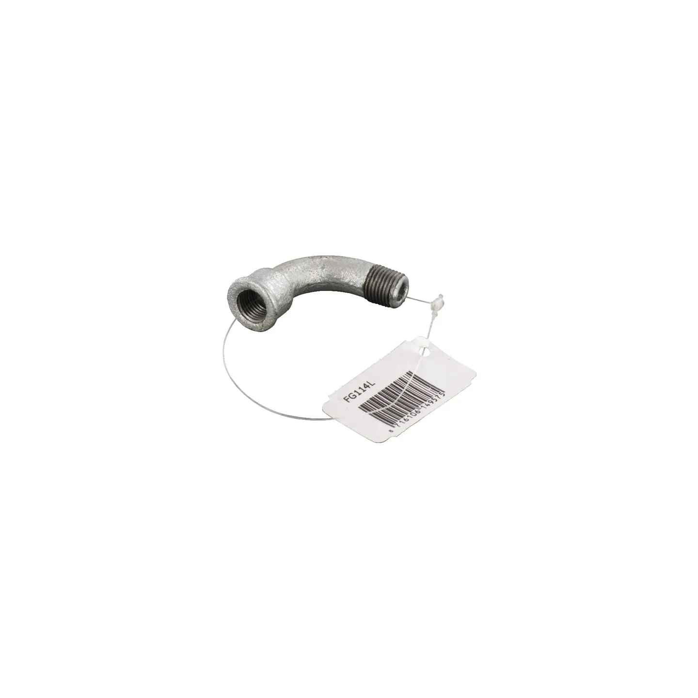 Bend 90Â° female/male zn. 1/4  FG114L AGRALV