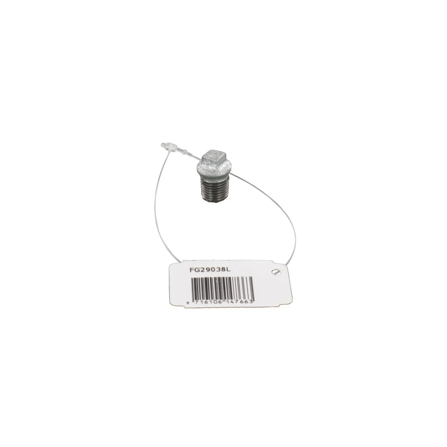 Plug zinc-plated outer 3/8  FG29038L AGRALV