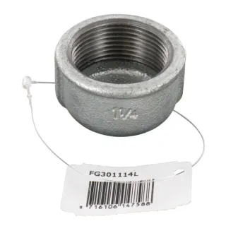 Cap round female zn. 1 1/4  FG301114L AGRALV