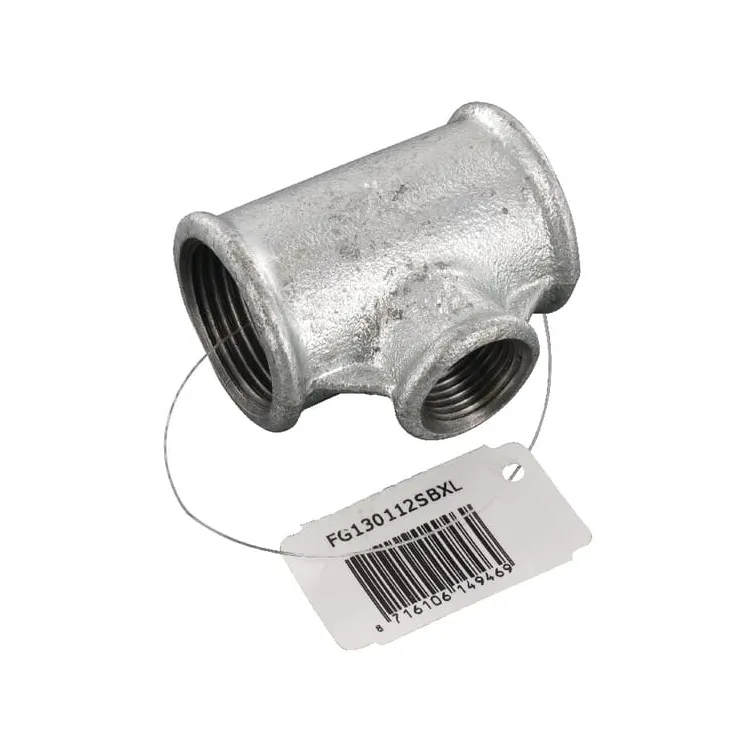 Tee zinc-plated 1x1/2  FG130112SBXL AGRALV