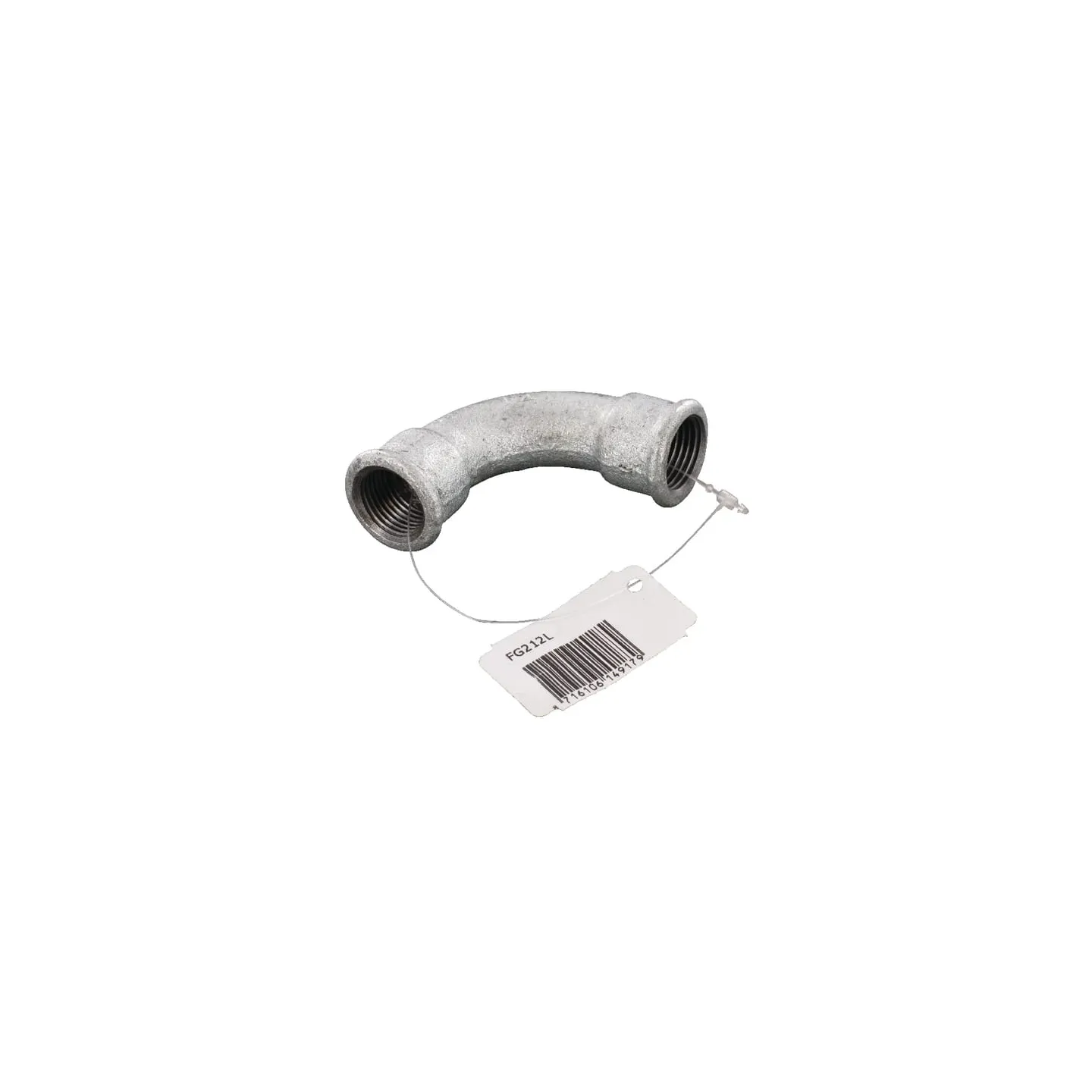 Bend 90Â° female zn. 1/2  FG212L AGRALV