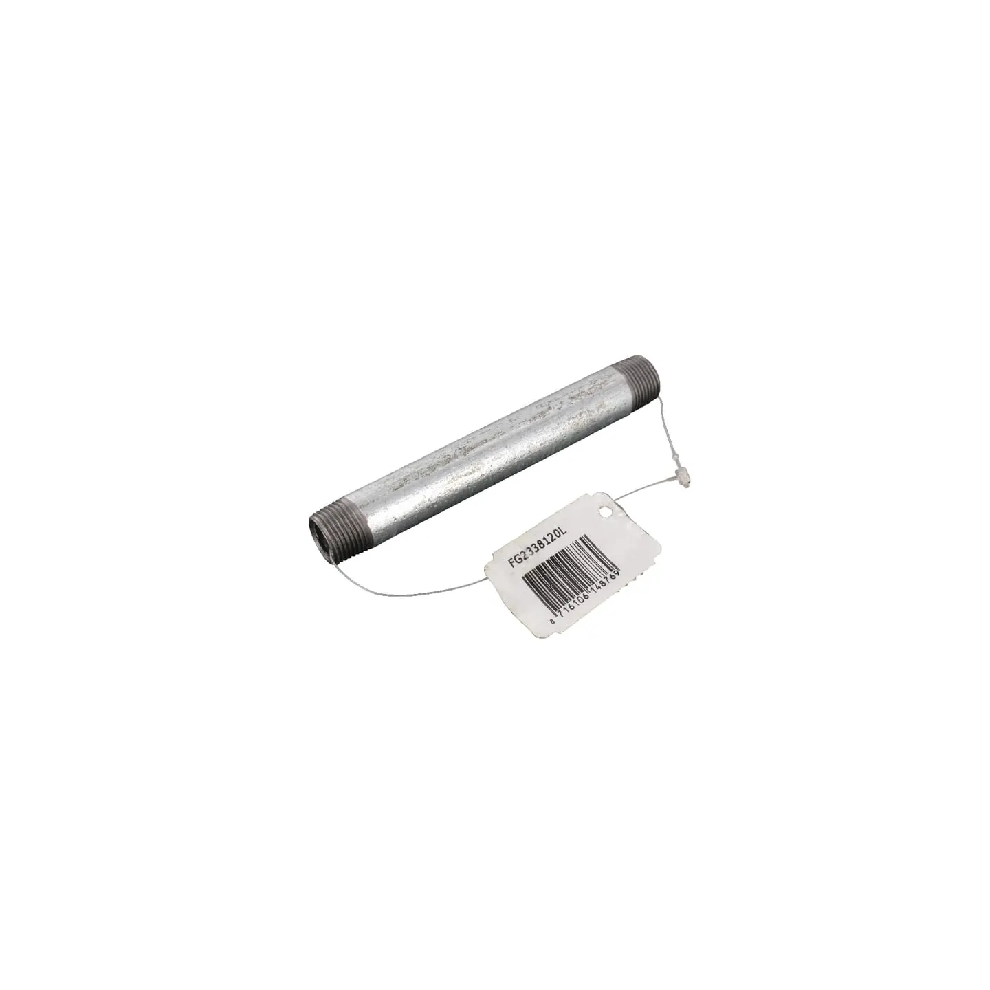 Caurules nipelis galv. 3/8x120mm FG2338120L AGRALV