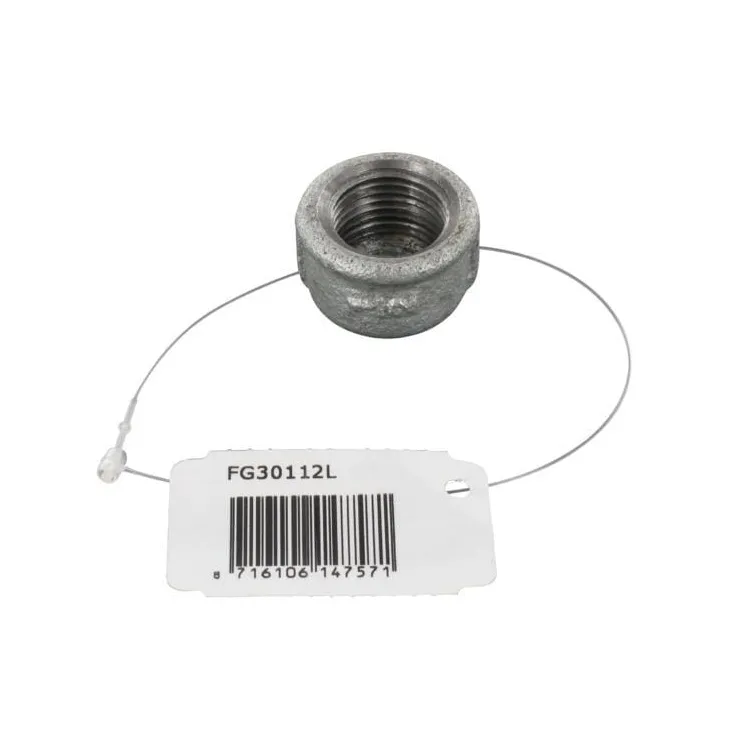 Cap round female zn. 1/2  FG30112L AGRALV