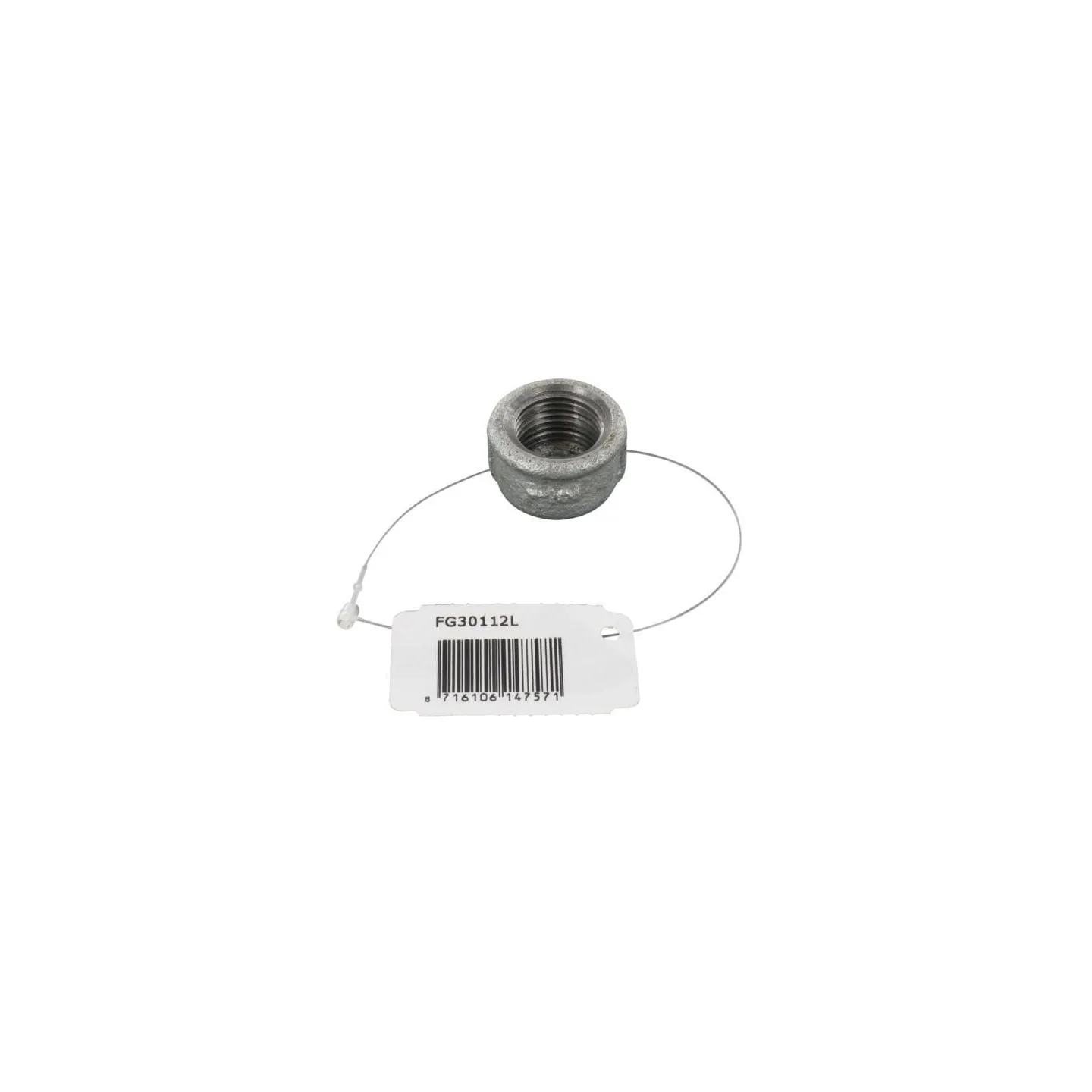 Cap round female zn. 1/2  FG30112L AGRALV