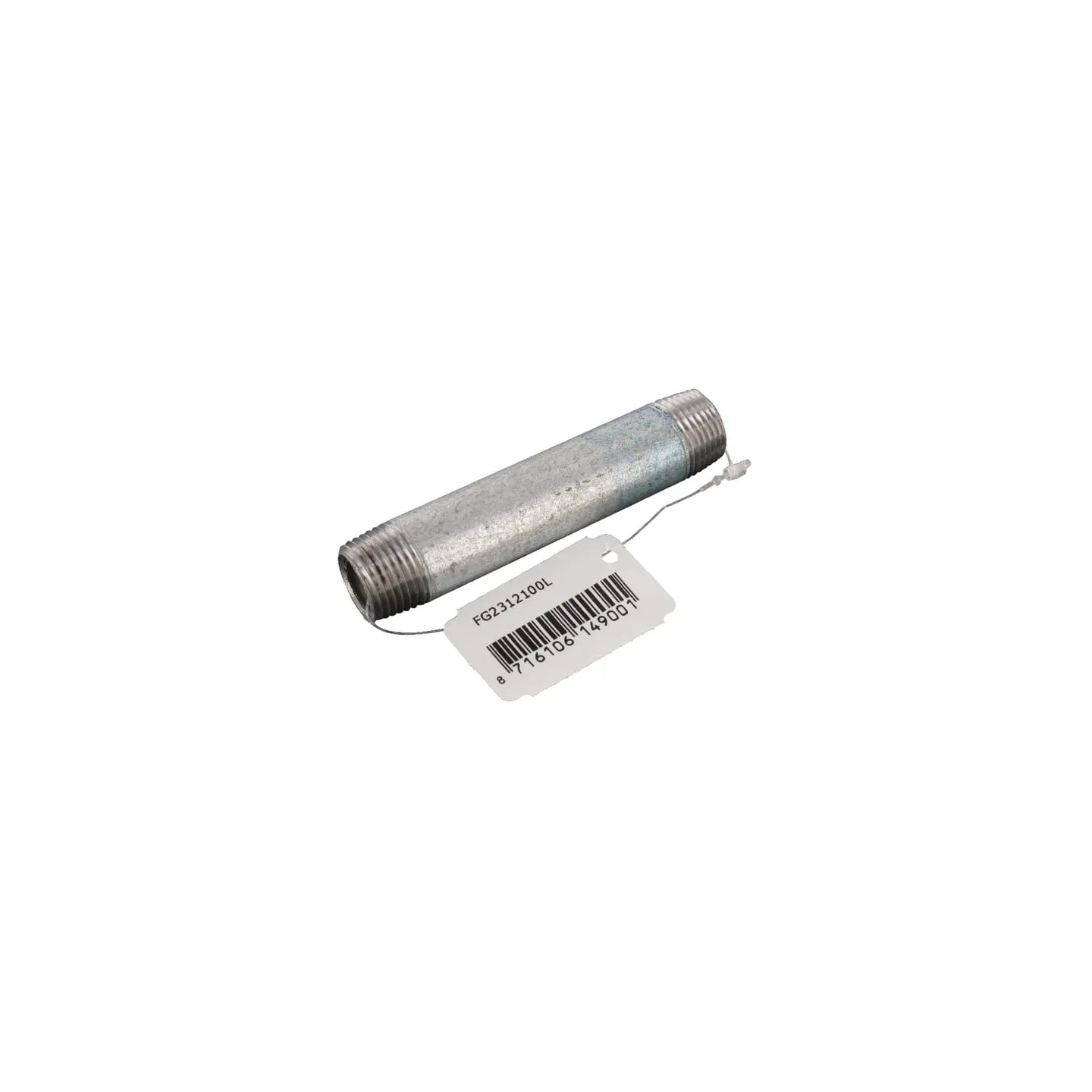 Caurules nipelis galv. 1/2x100mm FG2312100L AGRALV