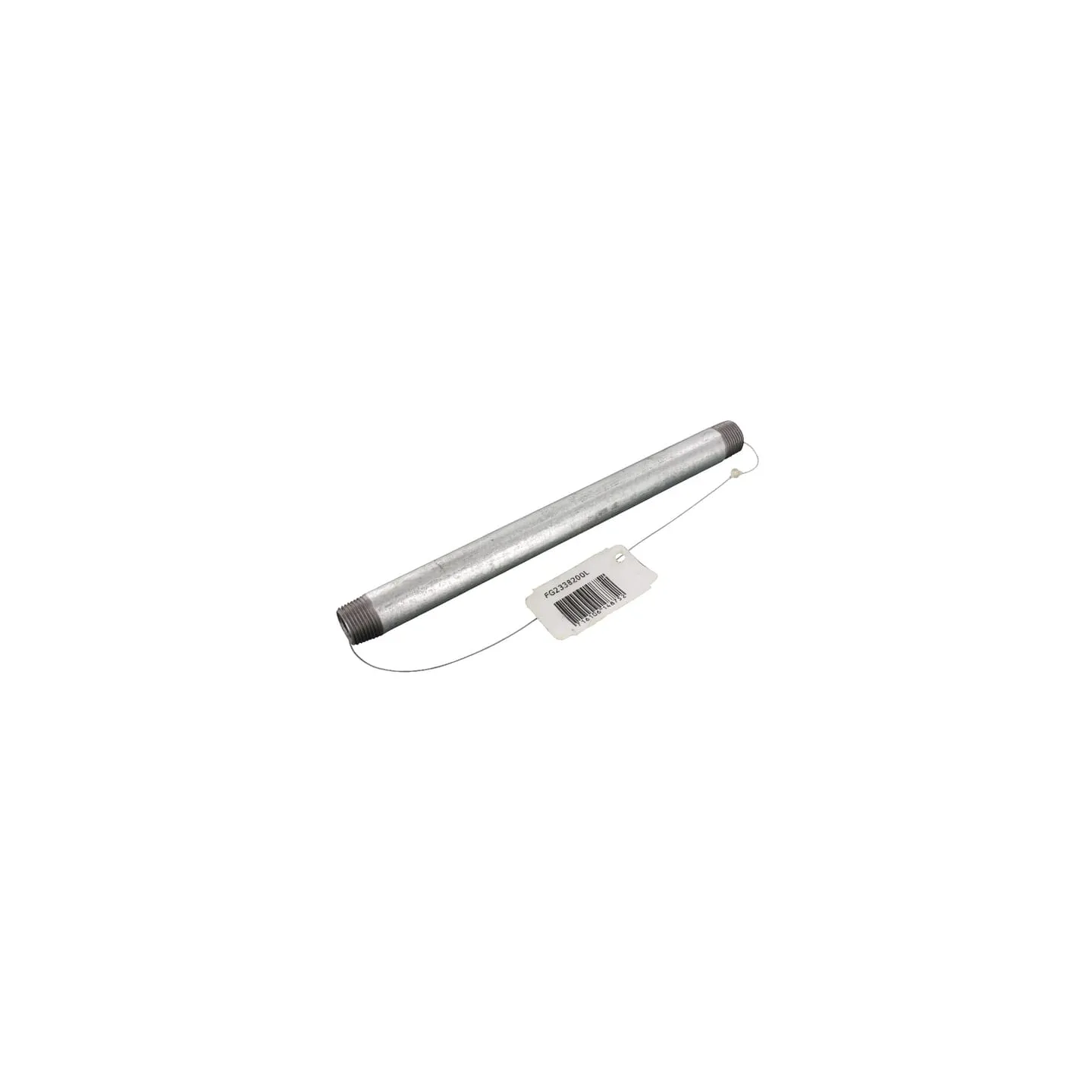Pipe nipple galv. 3/8x200mm  FG2338200L AGRALV