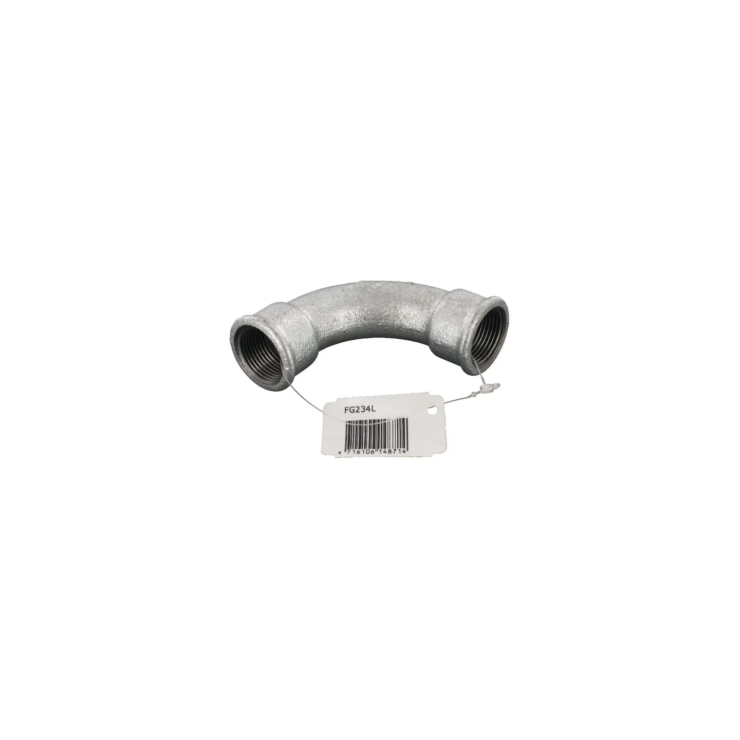 Bend 90Â° female zn. 3/4  FG234L AGRALV