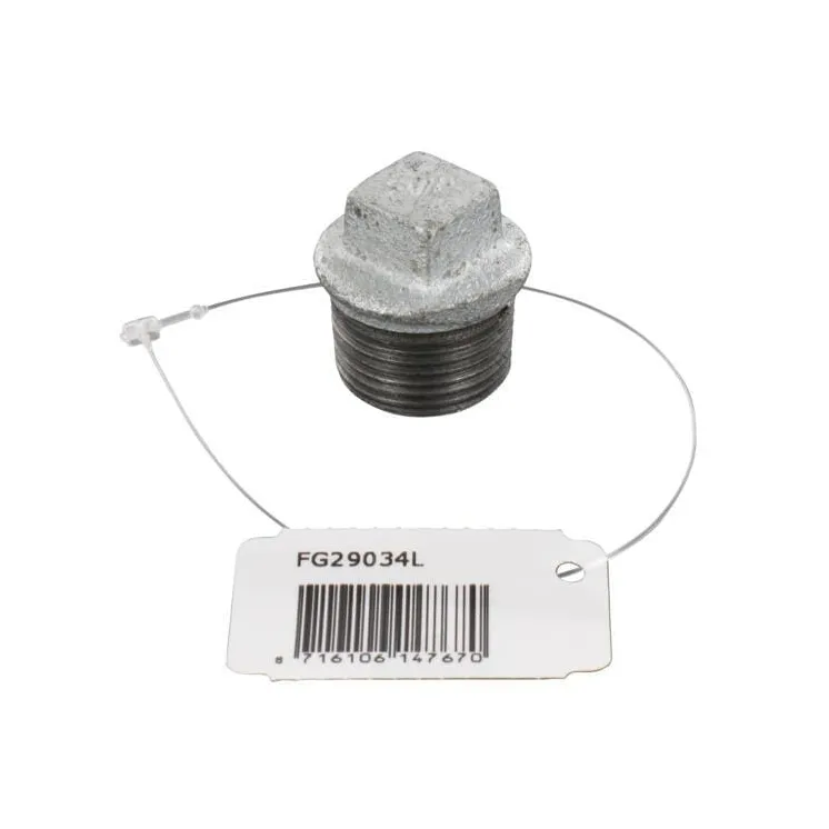 Plug zinc-plated outer 3/4  FG29034L AGRALV