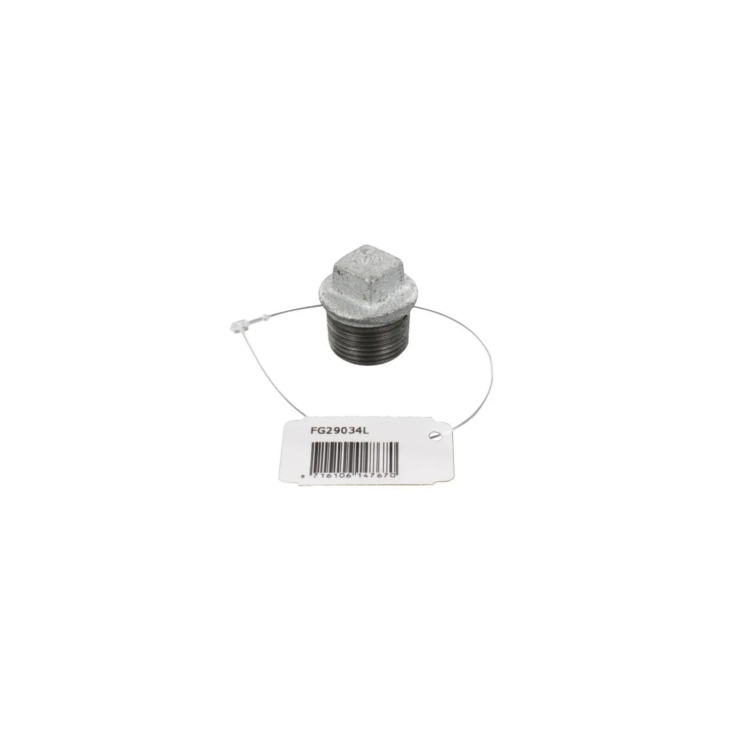 Plug zinc-plated outer 3/4  FG29034L AGRALV