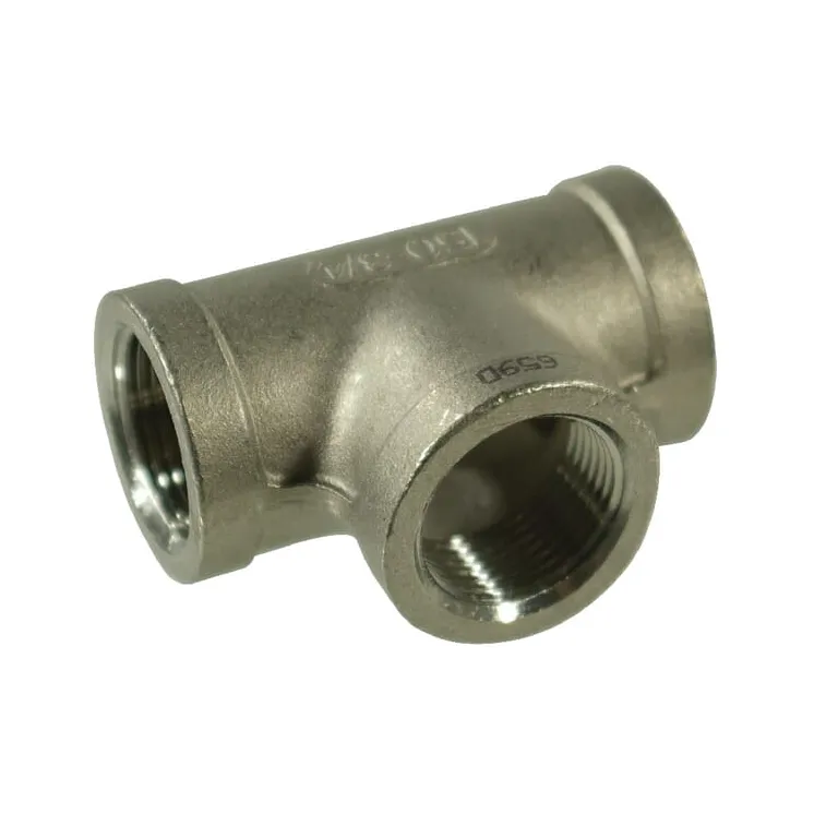 T-piece S.S. 3xF 2 1/2  FG130212RVS AGRALV