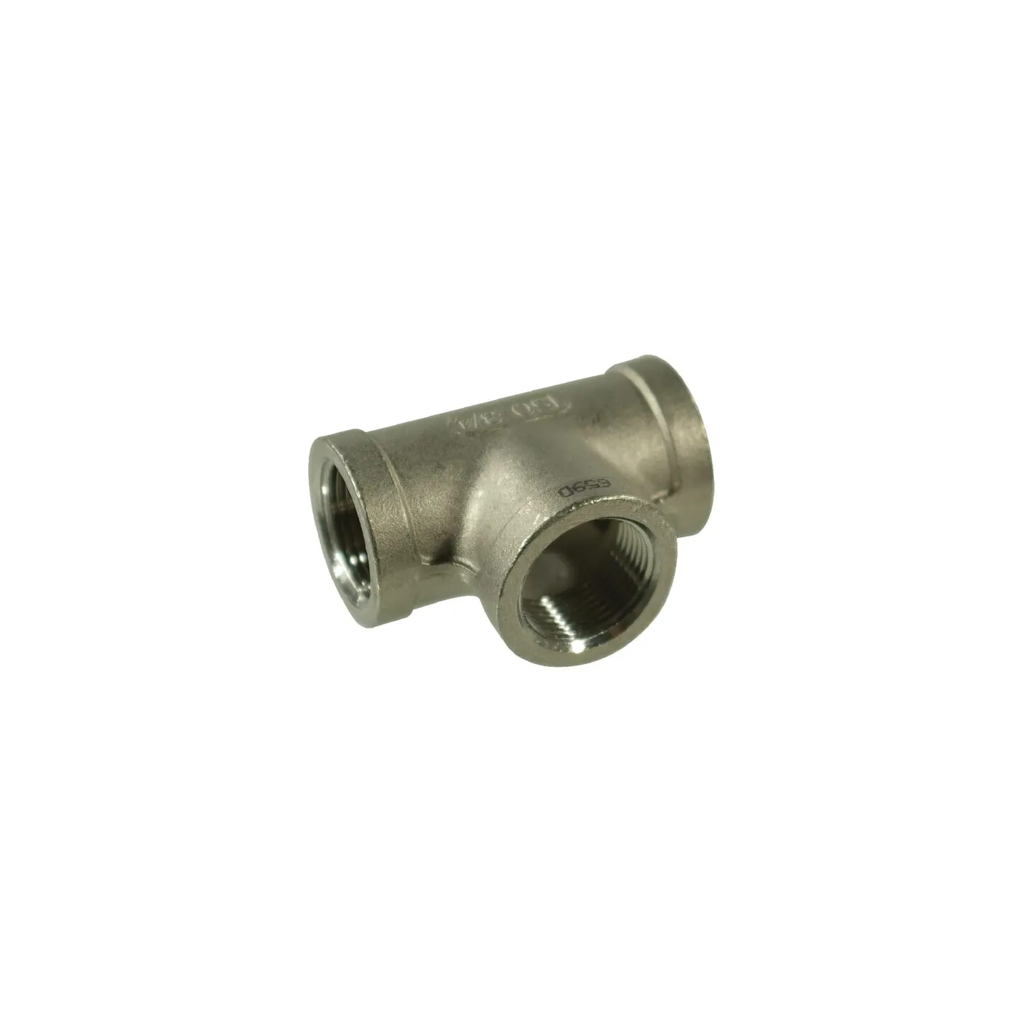 T-piece S.S. 3xF 2 1/2  FG130212RVS AGRALV