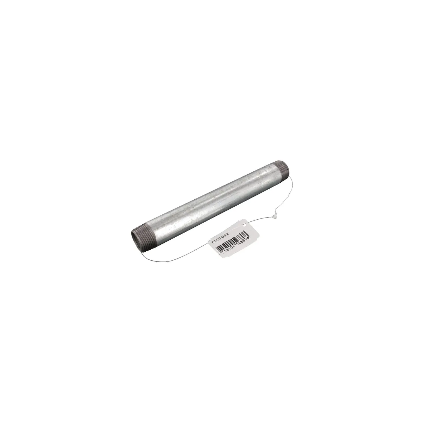 Pipe nipple galv. 3/4x200mm  FG2334200L AGRALV