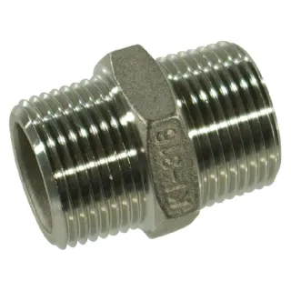 Nipple S.S. 2xM 3/4  FG28034RVS AGRALV