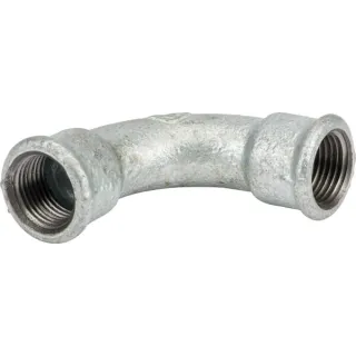 Elbow 90Â° fem/fem galv. 1/2  FG212 AGRALV