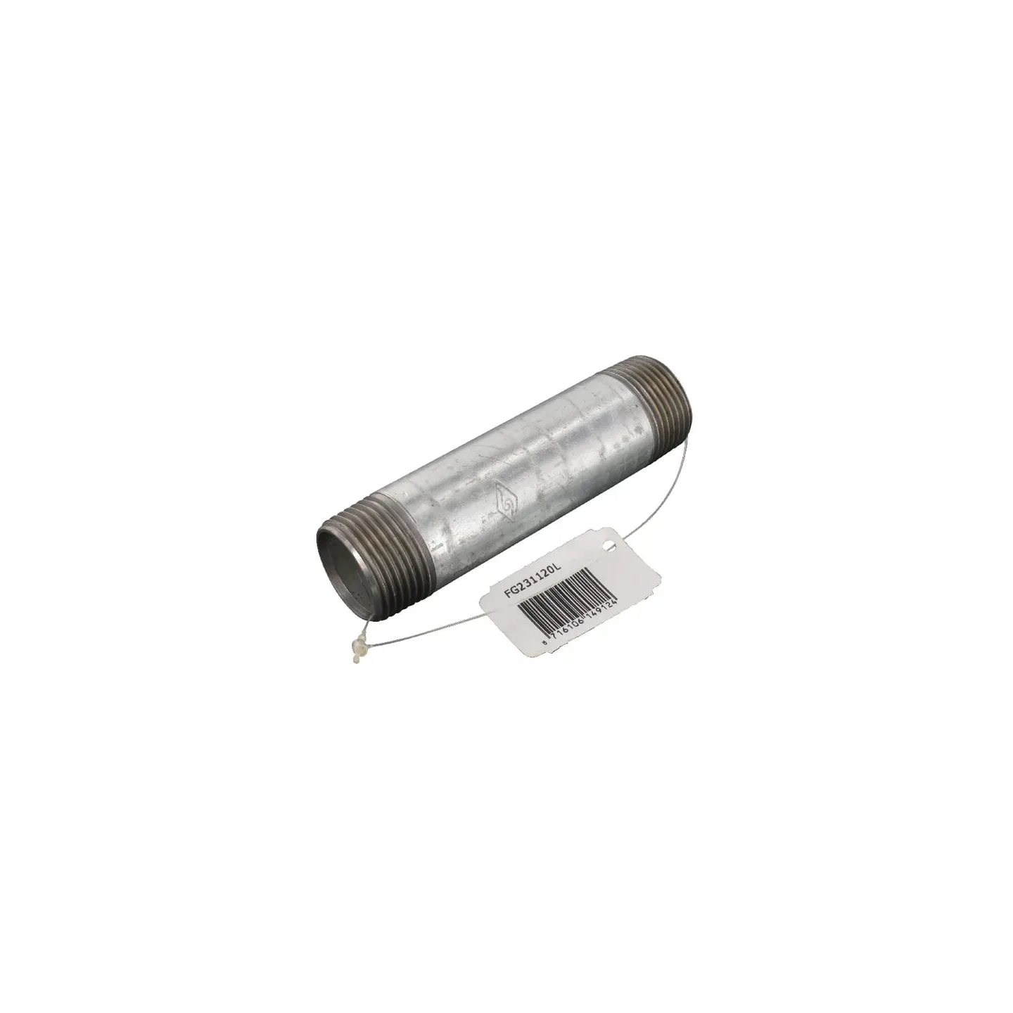 Caurules nipelis galv. 1x120mm FG231120L AGRALV