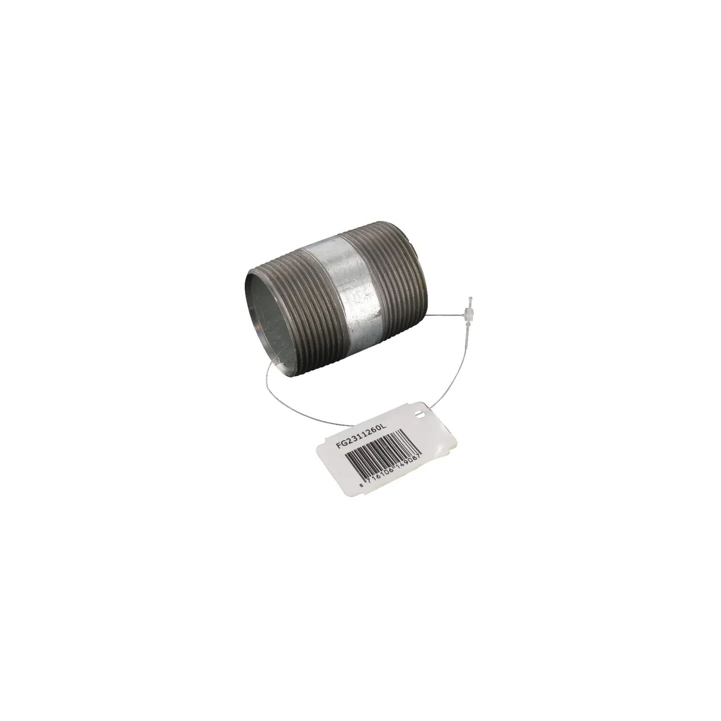 Caurules nipelis galv. 1 1/2x60 mm FG2311260L AGRALV